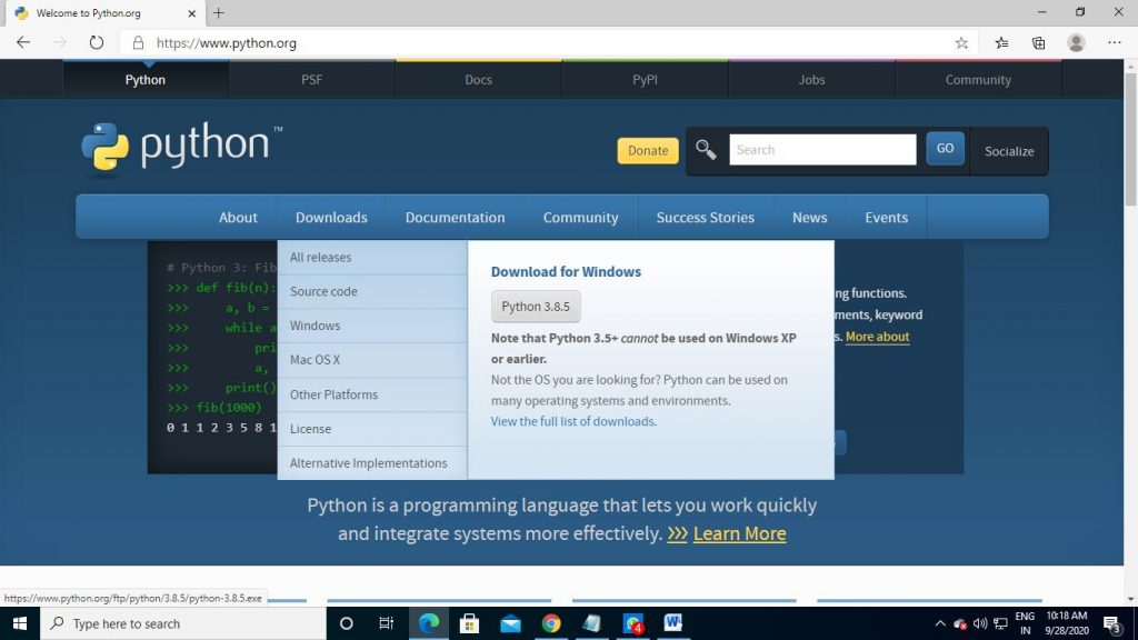 CBSE Class 11: Python installation - Rajesh Shukla Catalyst